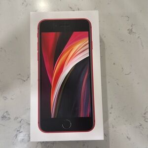 Red iPhone SE w/64 GB